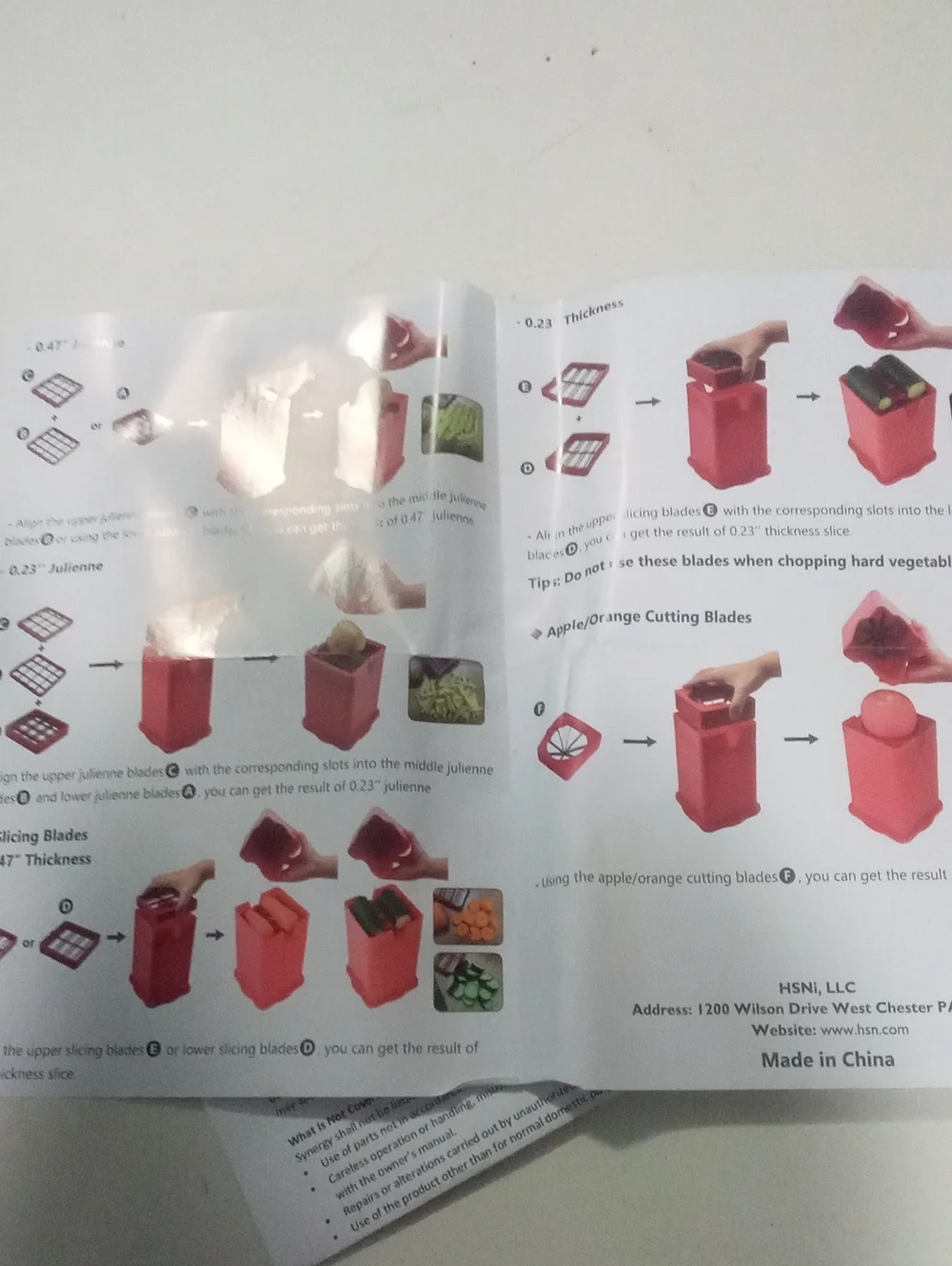 Kitchen Hq Slice And Dice Set New In Box Julienne Dice